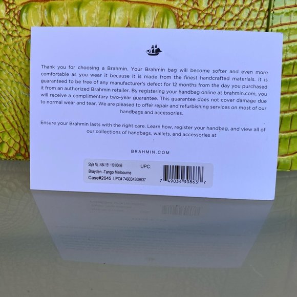 NWT Brahmin brayden tango leather tote handbag - Picture 2 of 9